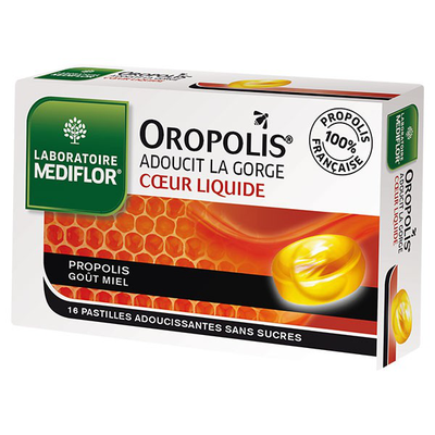 Oropolis Coeur Liquide 16 pastilles sans sucre