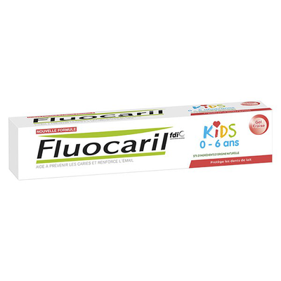 FLUOCARIL DENTIFRICE KIDS FRAISE TUBE 50ML