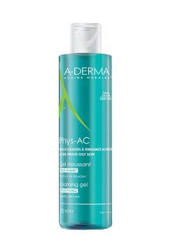 Image A-DERMA PHYS-AC GEL MOUSSANT PURIFIANT 200ml