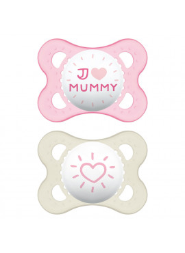 Image Mam Sucette silicone Décor 0-6M X2