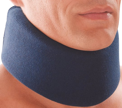 Image Collier cervical C1 Anatomic souple hauteur 11 cm, marine, taille 2