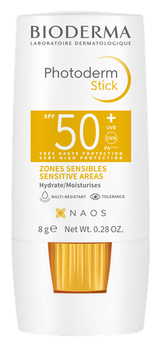 Bioderma Photoderm Stick SPF50+, hydrate adapté aux zones sensibles