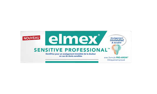 Image ELMEX DENTIFRICE SENSITIVE PROFESSIONAL 2X75ML